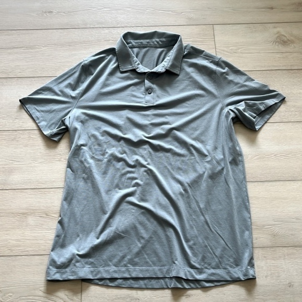 lululemon athletica Gray Polo Shirt